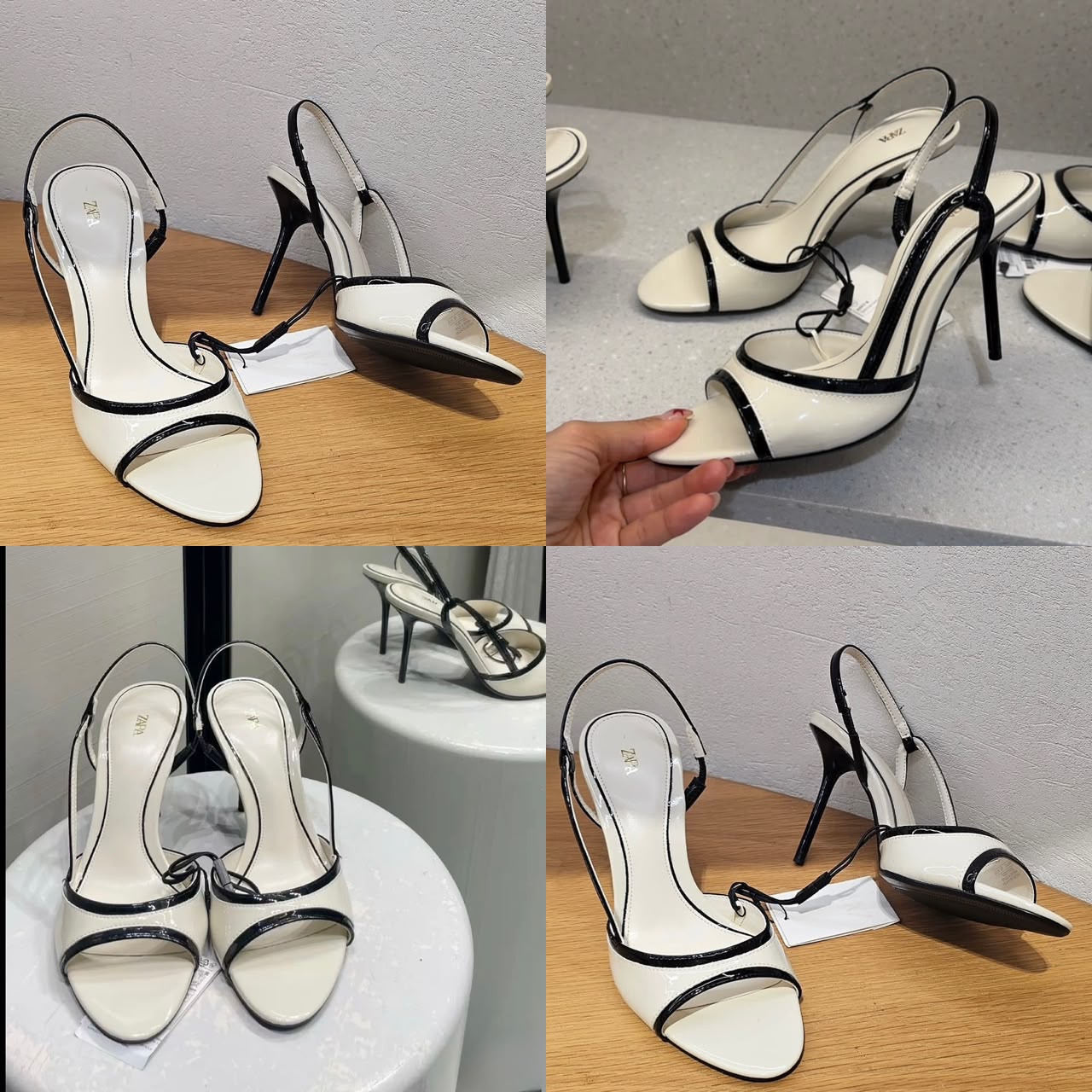 Monochrome Zara Heels