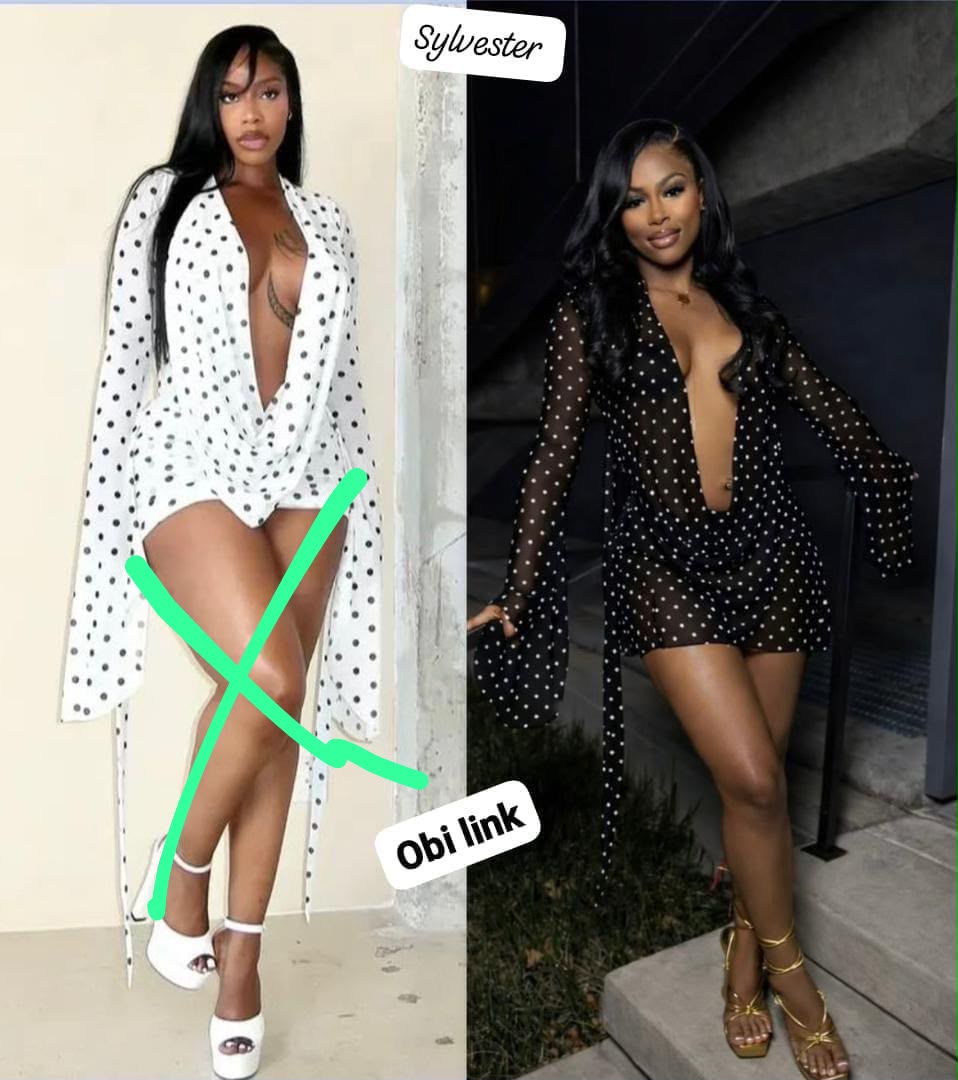 Short sheer polka-dot mini dress