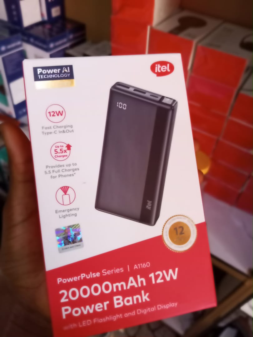 itel PowerPulse 20,000mAh Power Bank